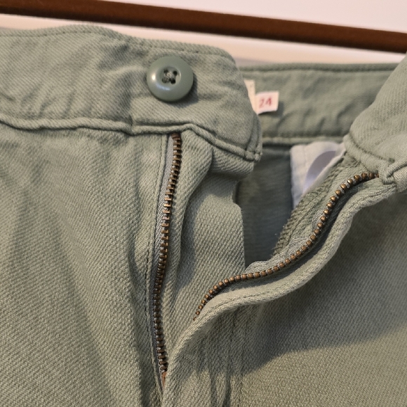Levi's Olive Cargo Pants Size 24 - Picture 7 of 15